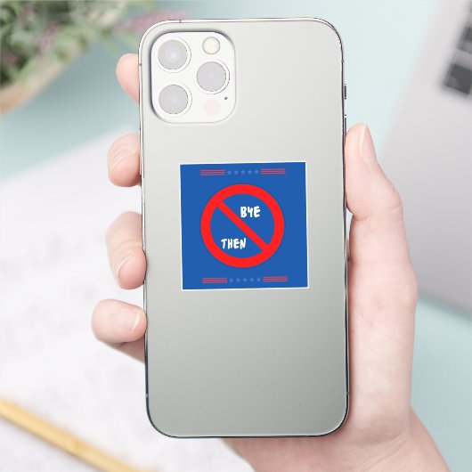 bye biden sticker (Telefoon)