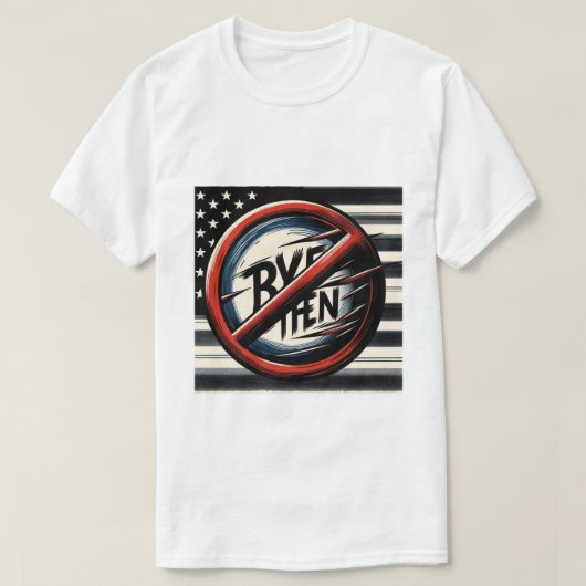 BYE BIDEN T-SHIRT (Design voorkant)
