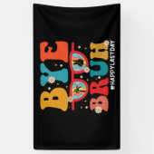 Bye Bruh Leraar Gelukkig Laatste Dag van School Zo Spandoek (Verticaal)