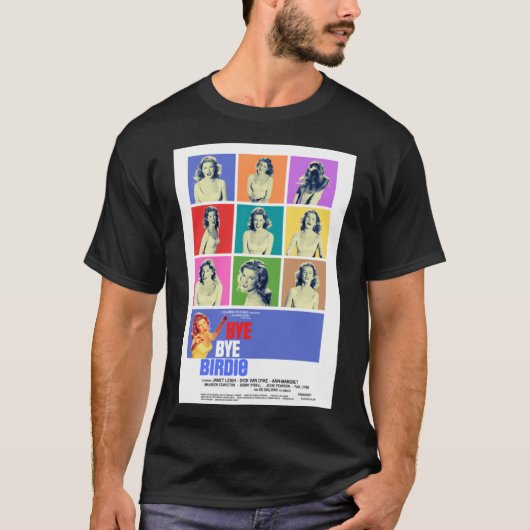 Bye Bye Birdie (1963) - Movie poster design Classi T-shirt (Voorkant)