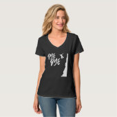Bye Bye Cliff Diver Cliff Diving Tombstoning Cliff T-shirt (Voorkant volledig)