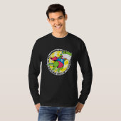 Bye Bye Kleuterschool Dinosaurus T-shirt (Voorkant volledig)