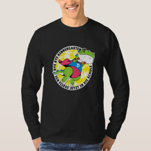 Bye Bye Kleuterschool Dinosaurus T-shirt