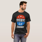 Bye Bye Liz Cheney Amerikaanse Politieke Mannen Vr T-shirt (Voorkant volledig)