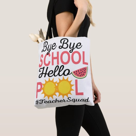 BYE BYE SCHOOL HALLO POOL TOTE BAG (Dichtbij)