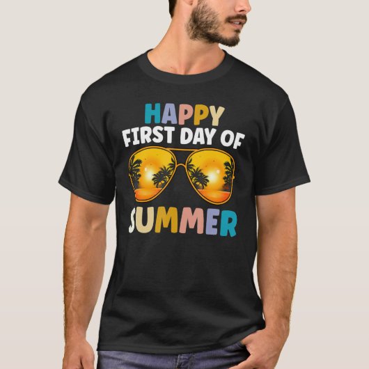 Bye Bye SCHOOL Hello Summer Last Day Of School T-shirt (Voorkant)