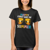 Bye Bye SCHOOL Hello Summer Last Day Of School T-shirt (Voorkant)