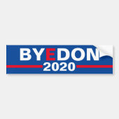 "Bye Don 2020" Blue Bumper Sticker (Voorkant)