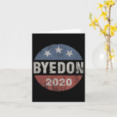 Bye Don 2020 Byedon Button Funny Joe Biden Anti Kaart (Gele Bloem)