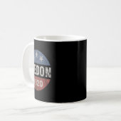 Bye Don 2020 Byedon Button Funny Joe Biden Anti Koffiemok (Voorkant links)