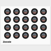Bye Don 2020 Byedon Button Funny Joe Biden Anti Ronde Sticker (Vel)