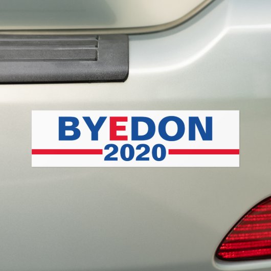 "Bye Don 2020" Classic Campaign Bumper Sticker (Op auto)
