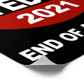 Bye Don End Of An Error Anti Trump Inauguration Gi Poster (Hoek)