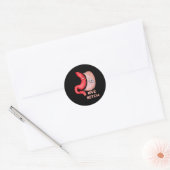 Bye Funny Gastric Sleeve Surgery Stomach  Ronde Sticker (Envelop)