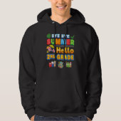 Bye Goodbye Summer Hello 2nd Grade Back To School  Hoodie (Voorkant)