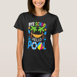 Bye School Beach Ball Hangmat T-shirt