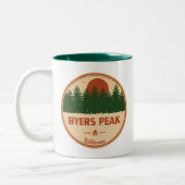 Byers Peak Wilderness, Colorado Tweekleurige Koffiemok (Links)