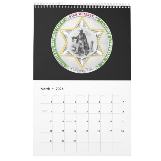 Bygo Brands Bar Calendar Kalender (Mar 2026)