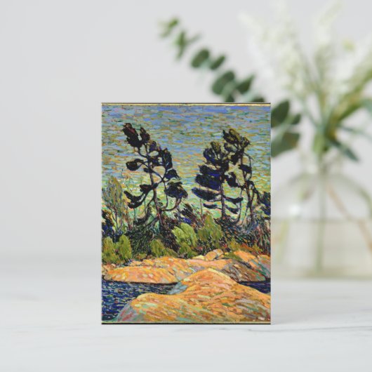 Bying Inlet, Georgian Bay - fijnkunstschilderkunst Briefkaart (Staand voorkant)