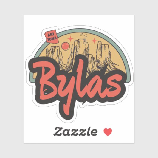 Bylas, Arizona Sticker (Vel)