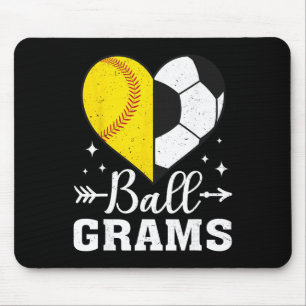 Byll Grams Grappige Zachte Voetbal Grams Muismat