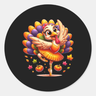 Byllet Turkije Byllet Danser Herfst Dans Meisjes D Ronde Sticker
