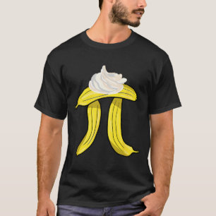 Bynana Cream Pi Symbool - Wiskunde Nerd Pie Lover T-shirt