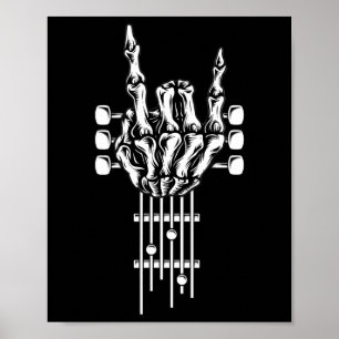 Bynd Rock and Roll Guitar S voor mannen Bynd T-shi Poster