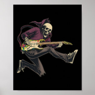 Bynd Rock and Roll Guitar S voor mannen Bynd T-shi Poster