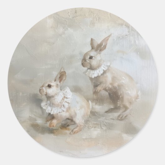 Bynnies - Ronde Stickers voor briefpapier (Voorkant)