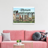 Bynum, MontanaLarge Letter ScenesBynum, MT Canvas Afdruk (Insitu (Woonkamer))