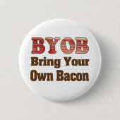 BYO Bacon Ronde Button 5,7 Cm (Voorkant)