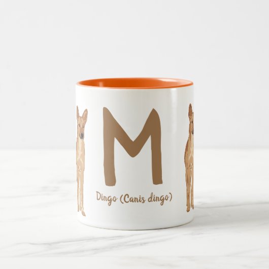 BYO Dingo (Canis dingo) "M" Tweekleurige Koffiemok (Center)