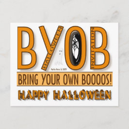 BYOB: Breng je eigen Boos-uitnodiging Kaart