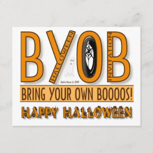 BYOB: Breng je eigen Boos-uitnodiging Kaart