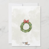 BYOB Charcuterie Board Christmas Party Invite Kaart (Achterkant)