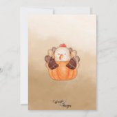 BYOB Charcuterie Bord Vriendendankfeest Uitnodigin Kaart (Achterkant)