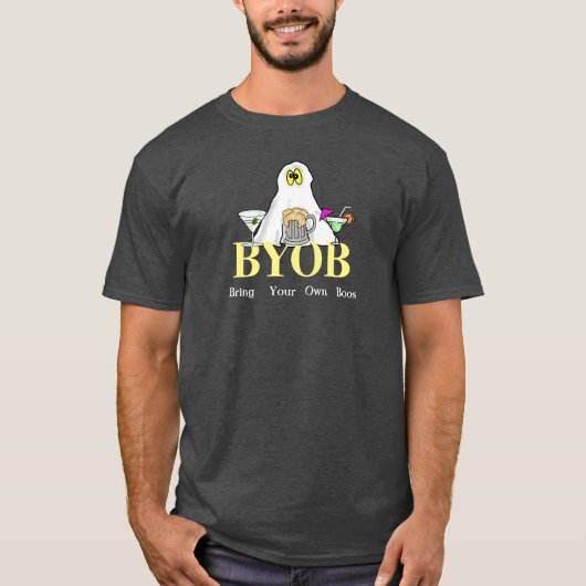 BYOB Halloween T-Shirt brengt je eigen boeken mee! (Voorkant)