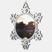 Byodo-in, Kyoto, Japan #1 Snowflake Ornament (Rechts)