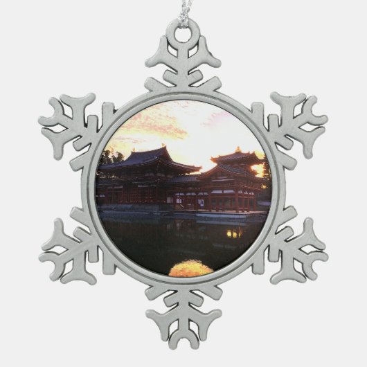 Byodo-in, Kyoto, Japan #1 Snowflake Ornament (Voorkant)