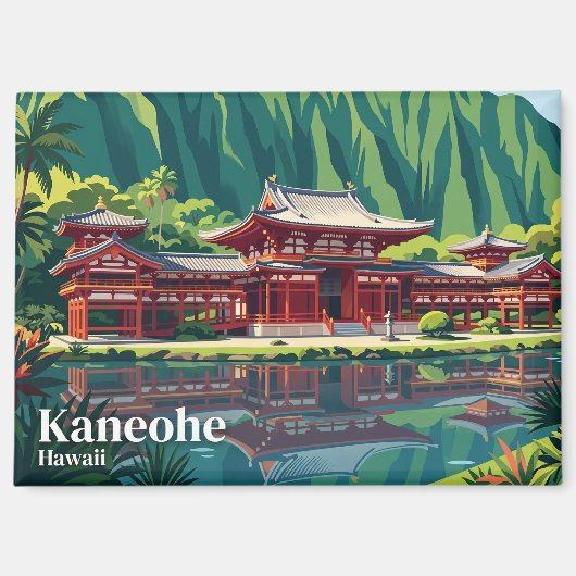 Byodo-In Tempel USA Magneet (Voorkant)