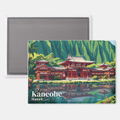 Byodo-In Tempel USA Magneet (Voorkant / Achterkant)