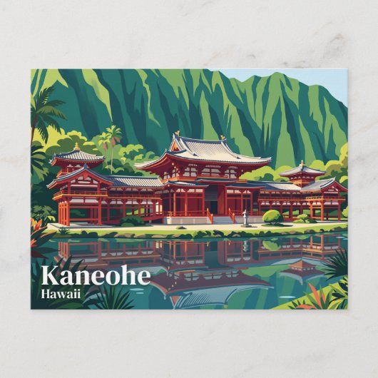 Byodo-In Tempel VS Briefkaart (Voorkant)