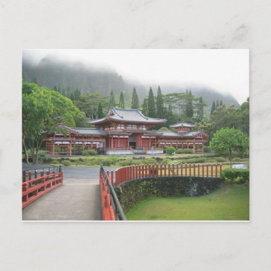 Byodo-in Temple-Briefkaart Briefkaart (Voorkant)