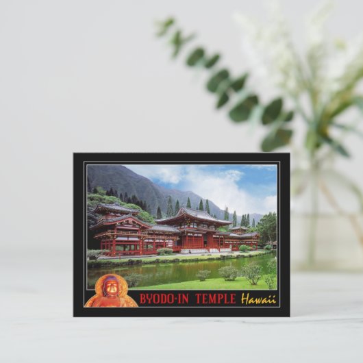 Byodo-In Temple, Oahu, Hawaii Briefkaart (Staand voorkant)