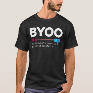 Byoo het geluid van de laser als u Lasertag Pla ho T-shirt