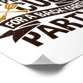 Byrbecue is het perfecte excuus voor een feestje i poster (Hoek)