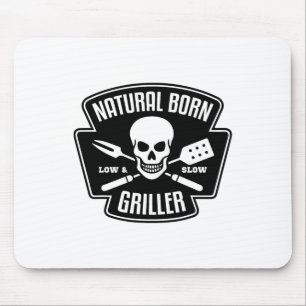 Byrbecue Natural Born Griller Grappige Grill Maste Muismat