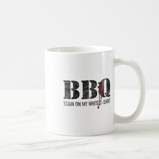 Byrbecue vlek op mijn witte 2 koffiemok (Rechts)