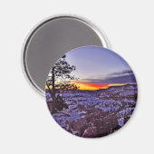 Byrce Canyon Sunrise Ochtend Winter Magneet (Voorkant / Achterkant)